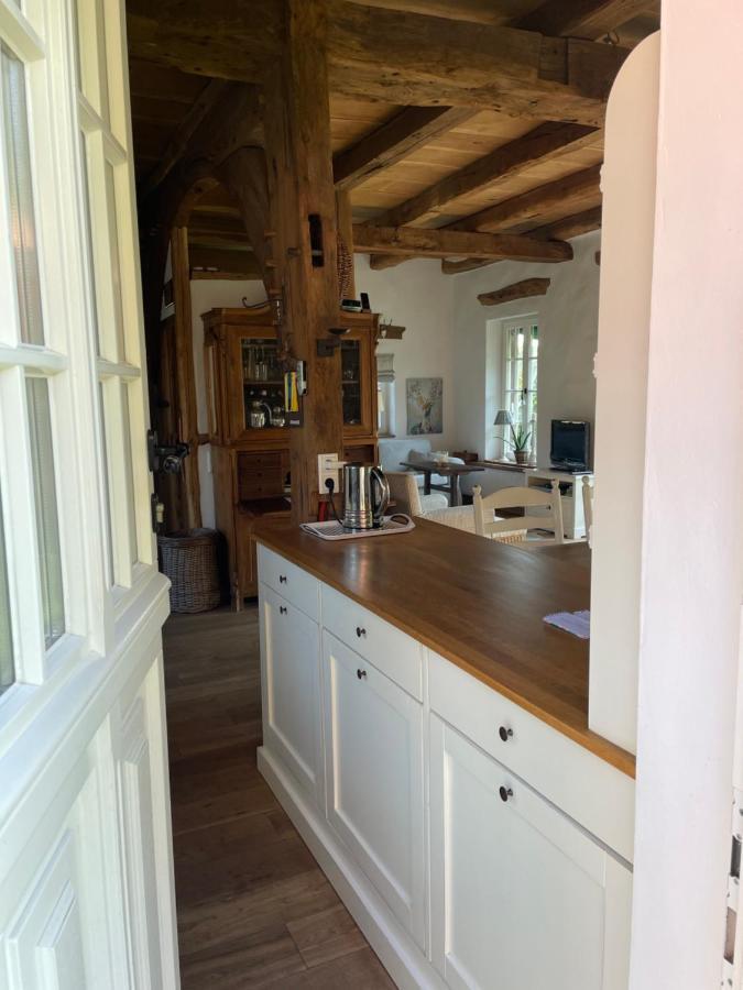 Gemuetliches Fachwerkhaus Am See Mit Kamin Warendorf Zewnętrze zdjęcie