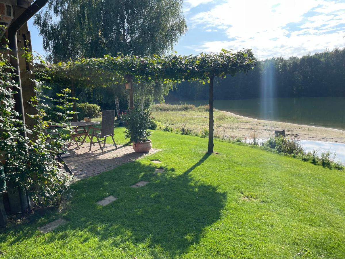 Gemuetliches Fachwerkhaus Am See Mit Kamin Warendorf Zewnętrze zdjęcie