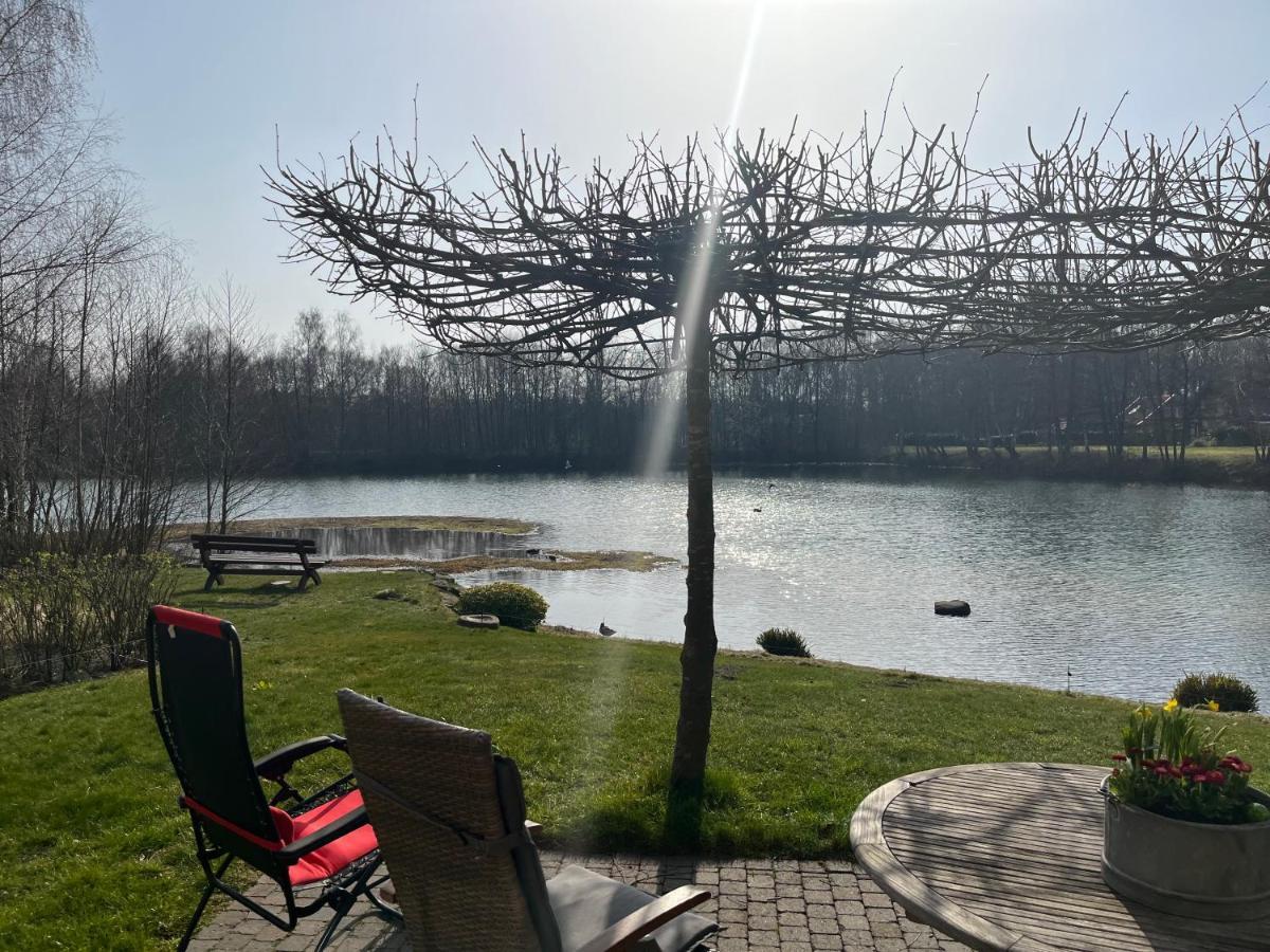 Gemuetliches Fachwerkhaus Am See Mit Kamin Warendorf Zewnętrze zdjęcie