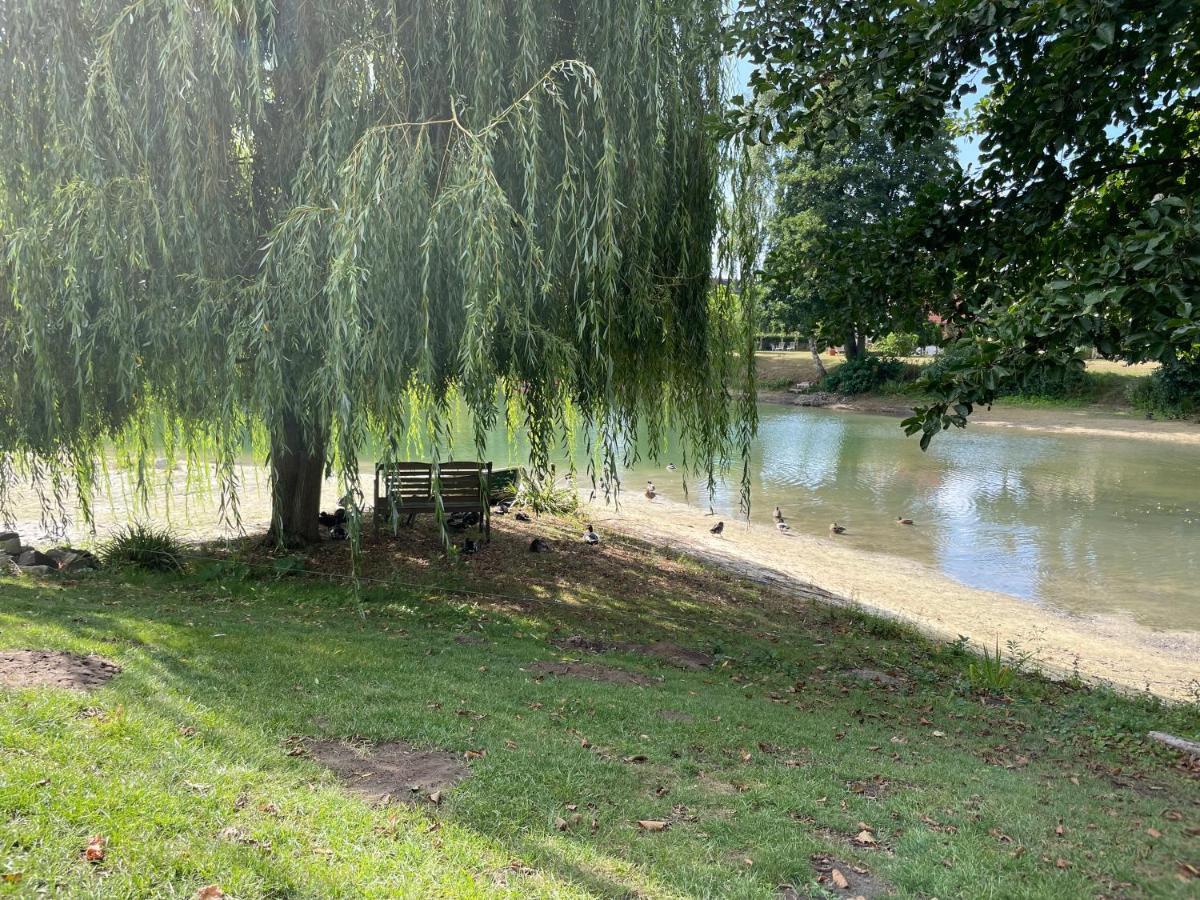 Gemuetliches Fachwerkhaus Am See Mit Kamin Warendorf Zewnętrze zdjęcie