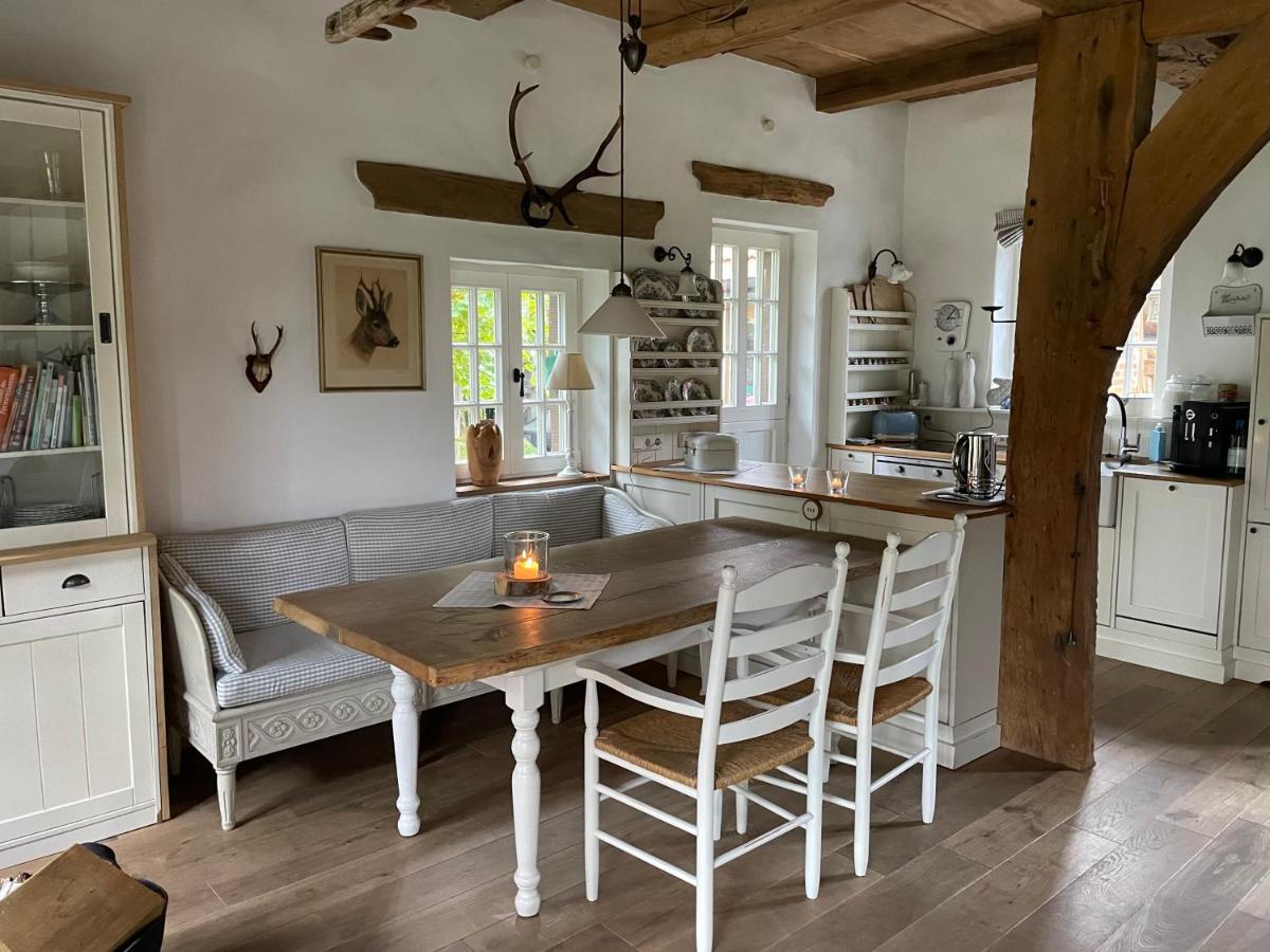 Gemuetliches Fachwerkhaus Am See Mit Kamin Warendorf Zewnętrze zdjęcie
