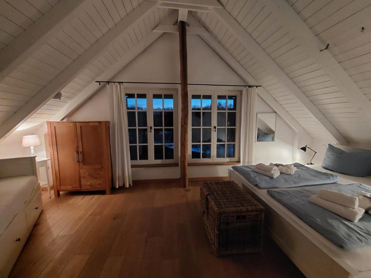 Gemuetliches Fachwerkhaus Am See Mit Kamin Warendorf Zewnętrze zdjęcie