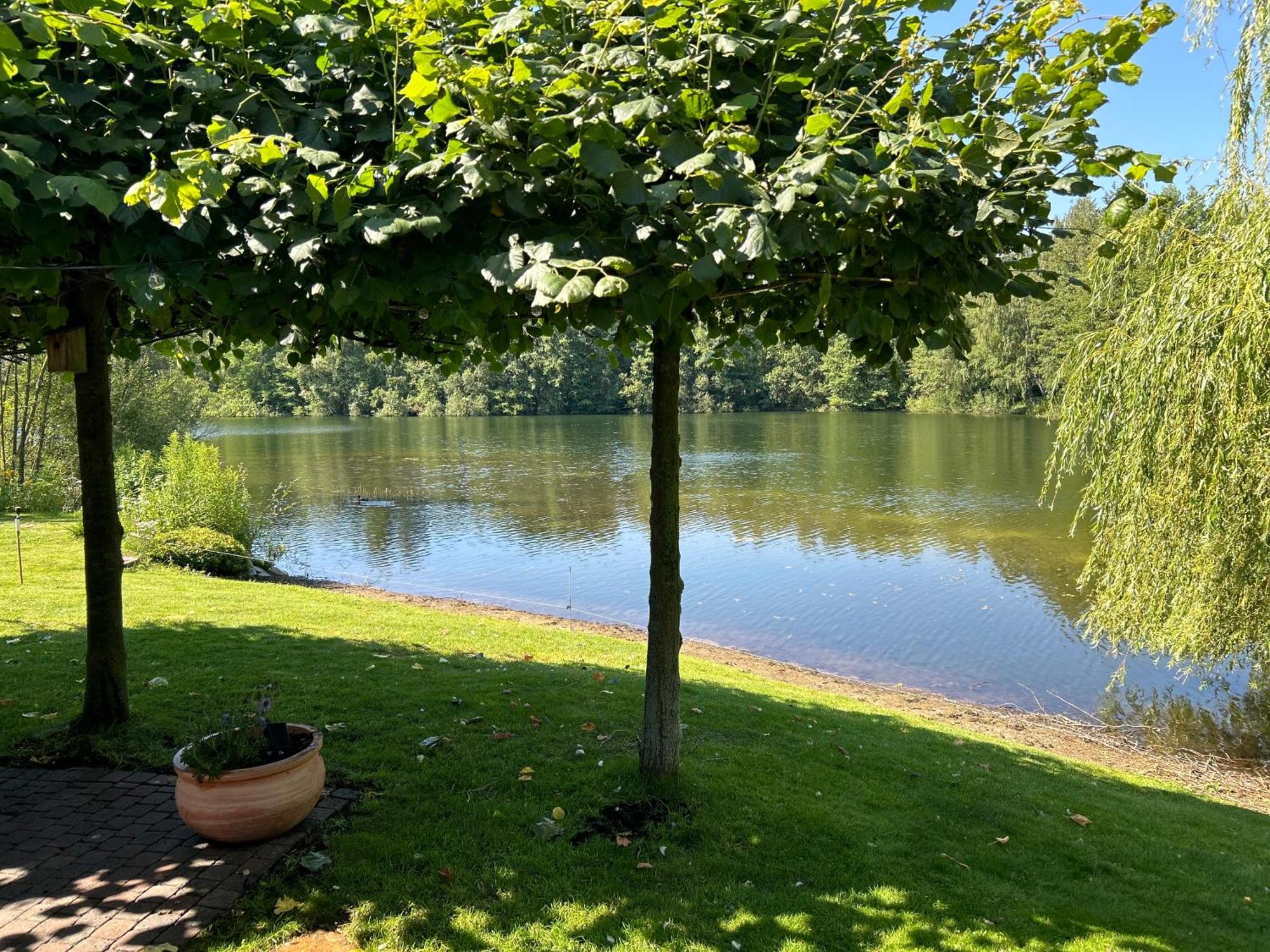 Gemuetliches Fachwerkhaus Am See Mit Kamin Warendorf Zewnętrze zdjęcie